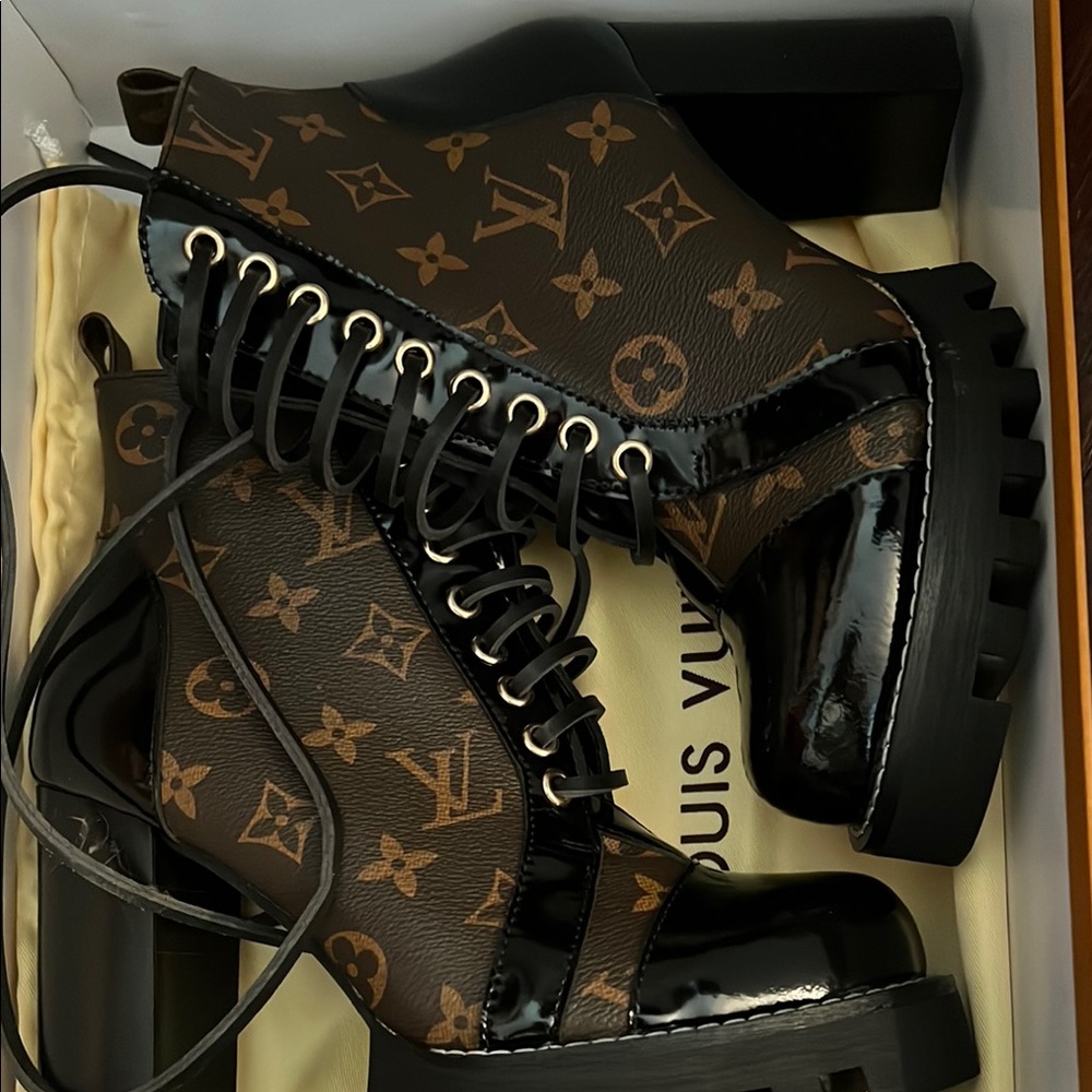Louis Vuitton Monogram Ankle Boots